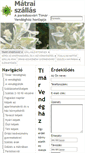 Mobile Screenshot of matraiszallas.eu